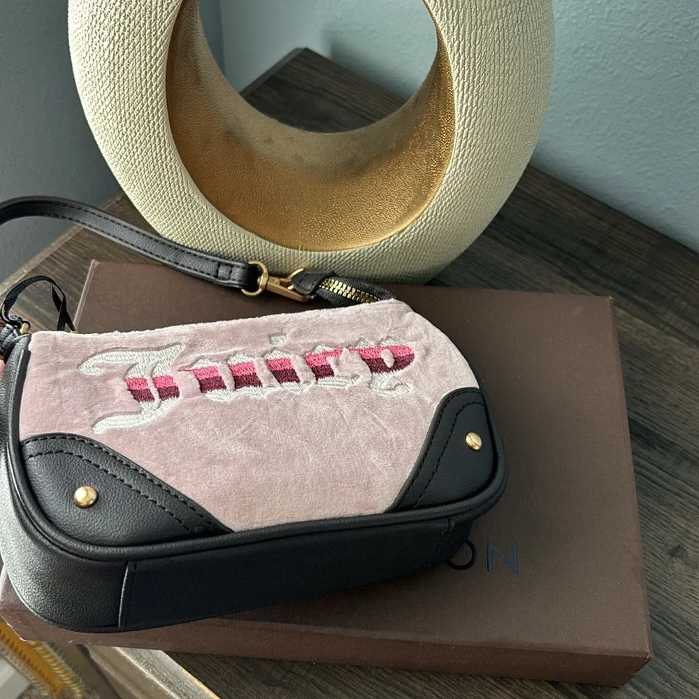 NWT! JUICY COUTURE Retro Vibe Shoulder Bag, Chocolate Blush